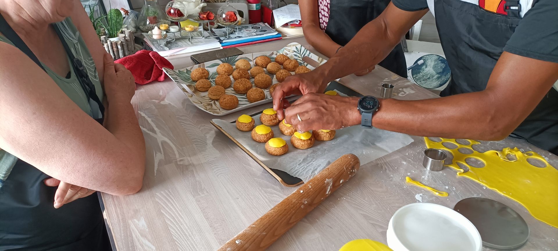 Création de pâtisseries