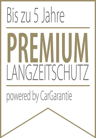 Auszeichnung Premium Langzeitschutz von CarGarantie