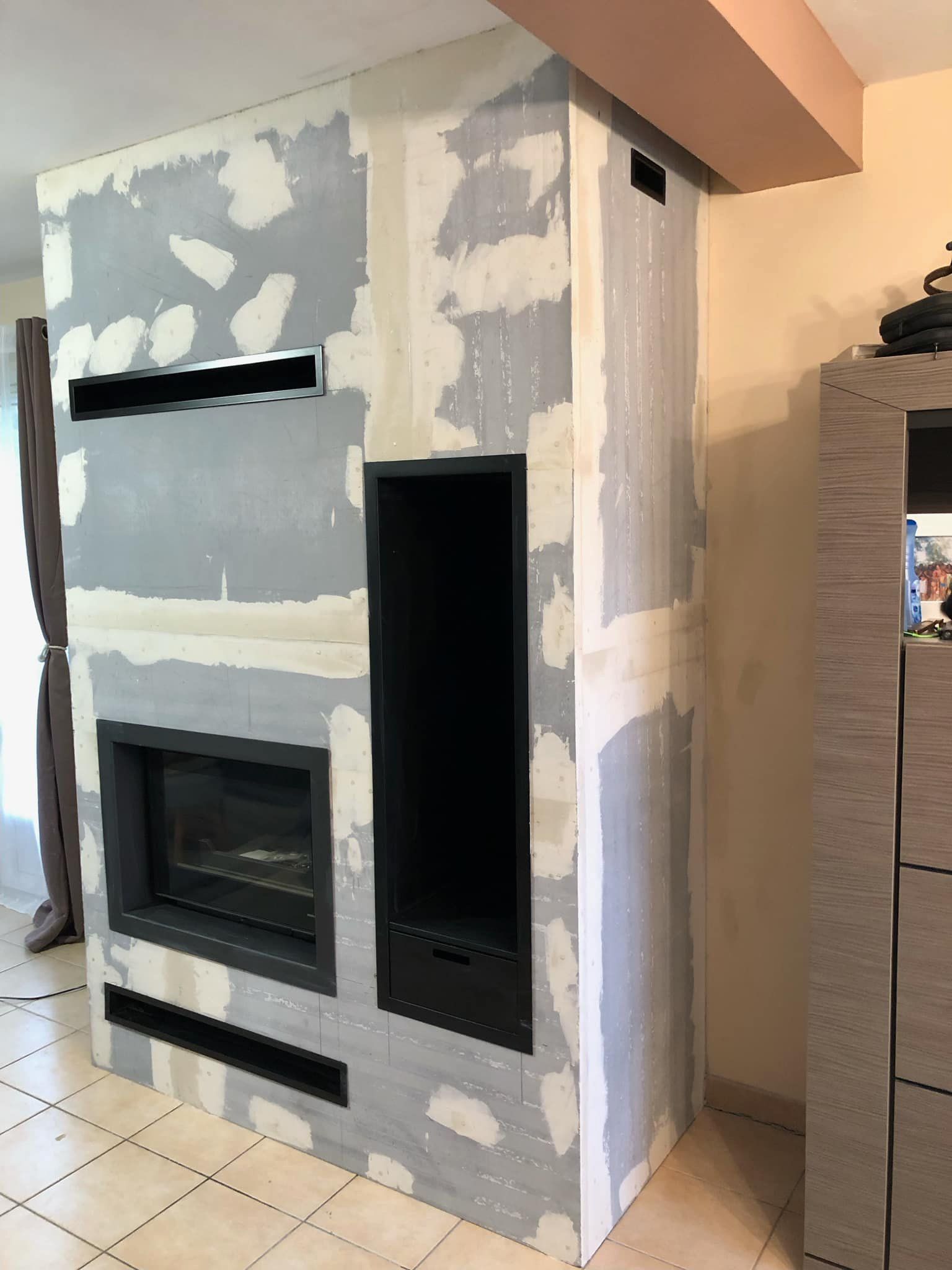 Création d'une structure pour insert de cheminée