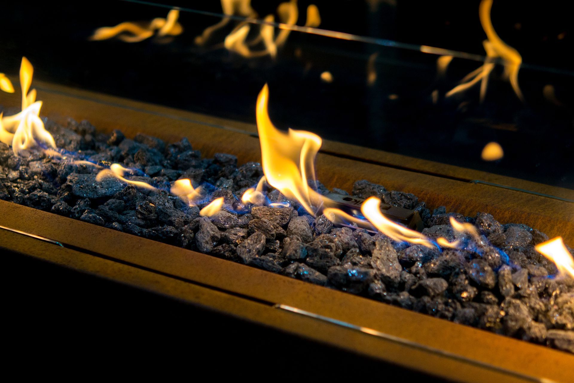 Cheminée à gaz