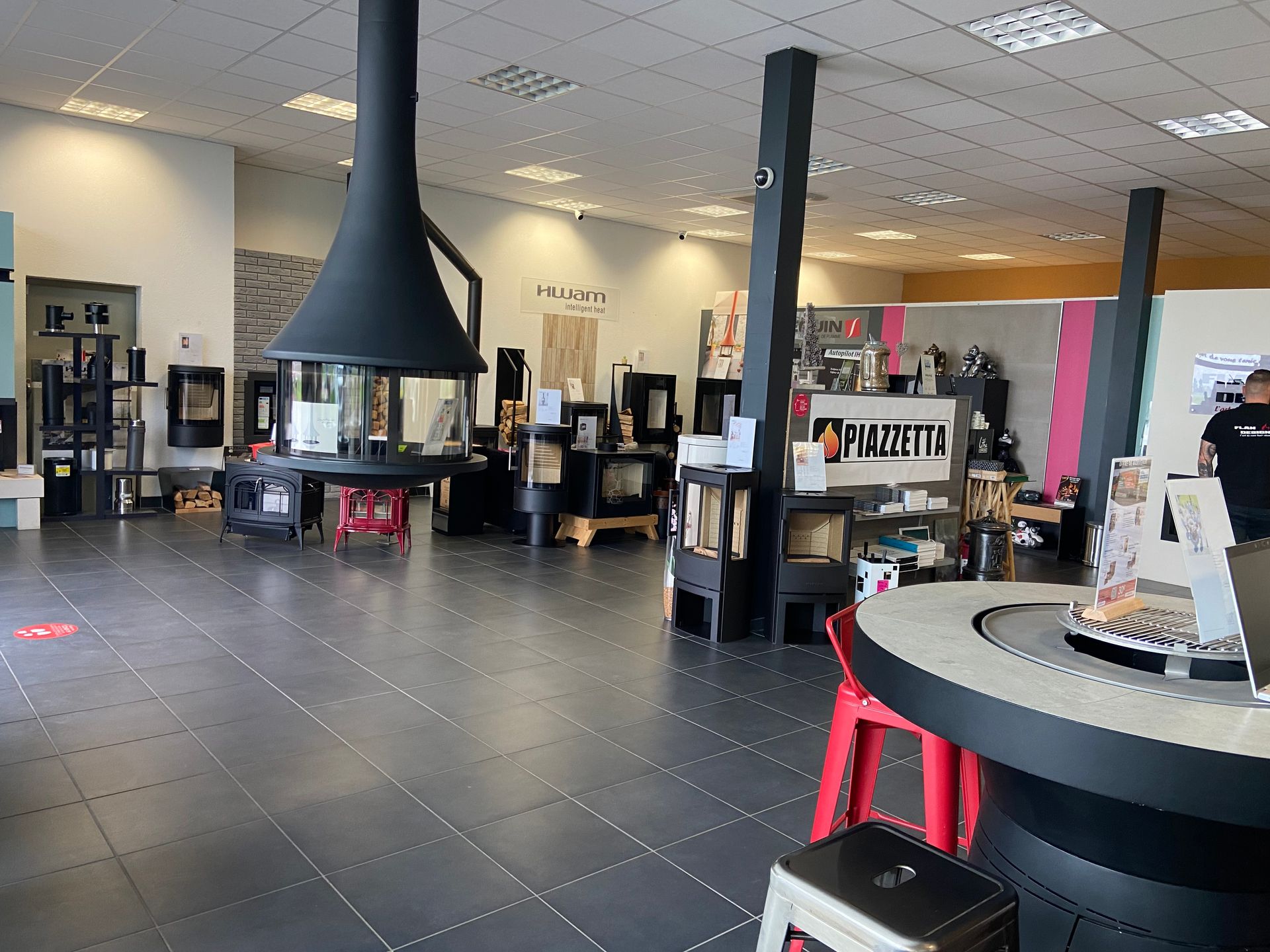 Intérieur du magasin Flam Design