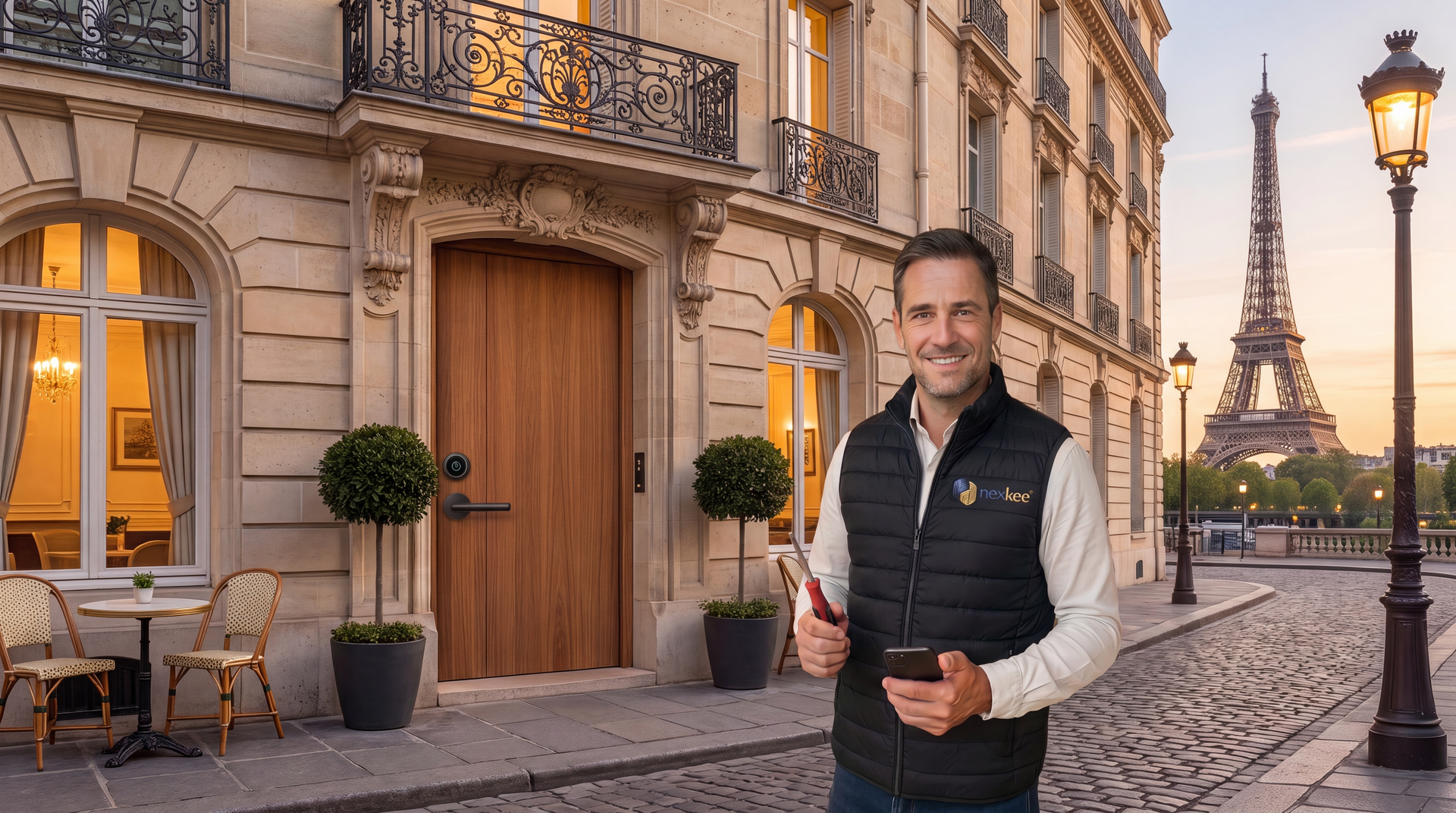 Installation de serrure connectée à Paris et en Île-de-France