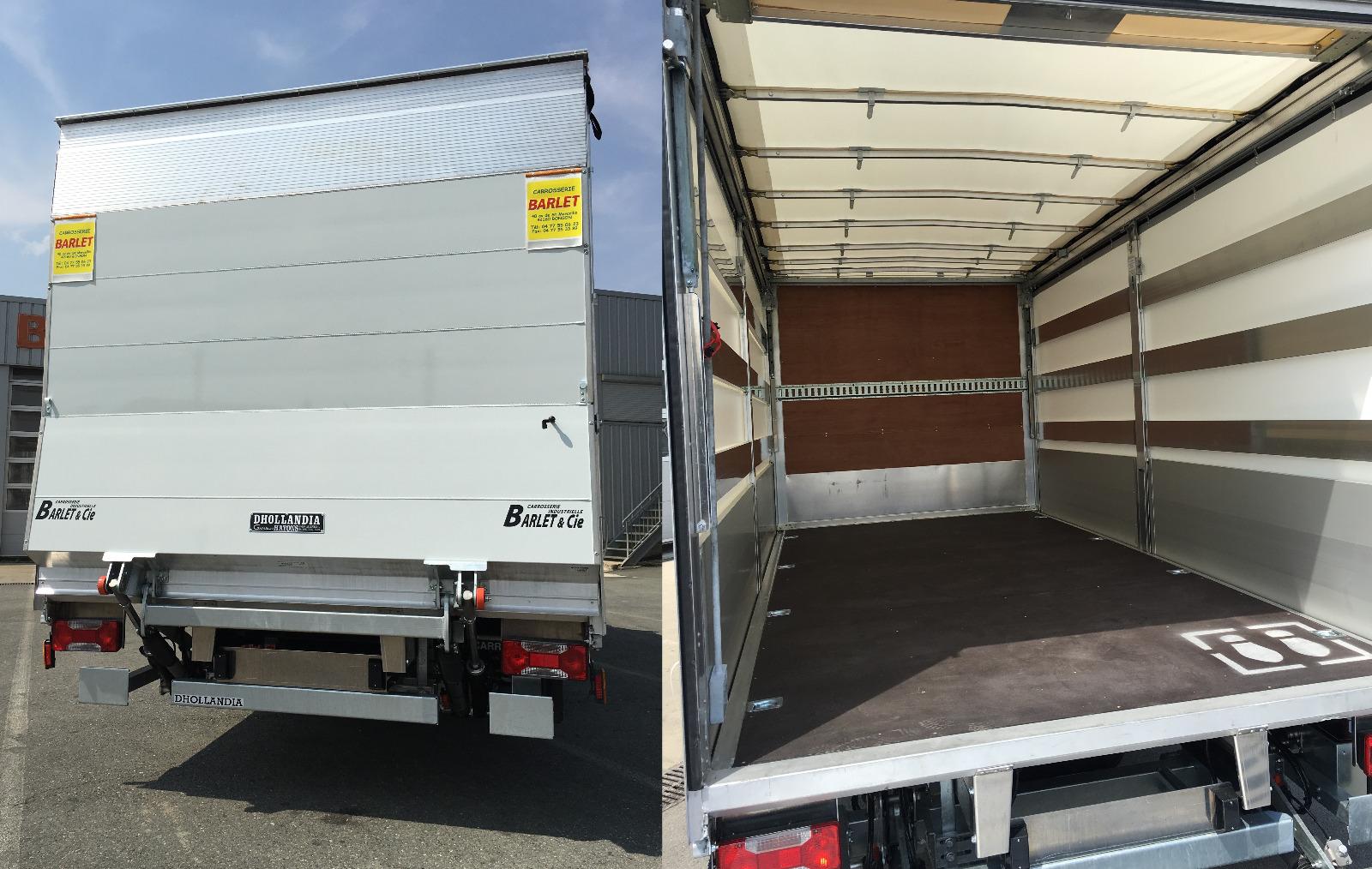 Carrosserie PLCS AVEC réhaussage de 50cm avec ridelle