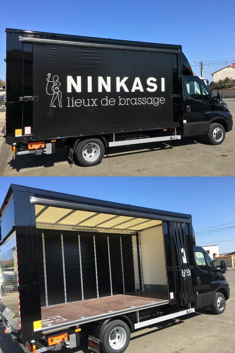 Carrosserie PLSC + Toit polystère opaque