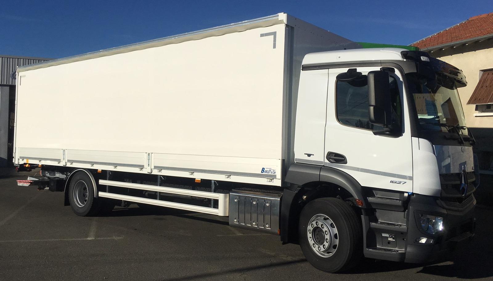 Carrosserie PLSC avec ridelle de 600 mm en Aluminium