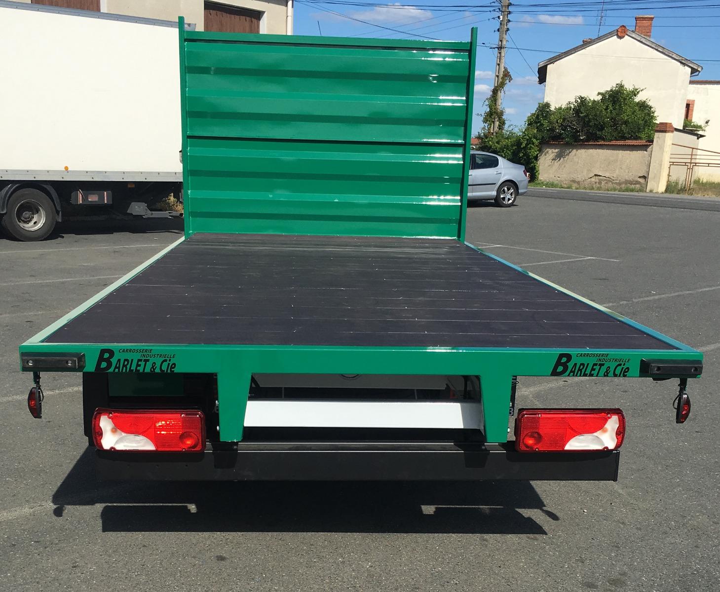 Plateau acier peint nu