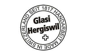 Das Logo für Glasi Hergiswil wird in der Schweiz hergestellt.