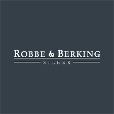 Das Logo von Robbe & Berking befindet sich auf dunkelblauem Grund.