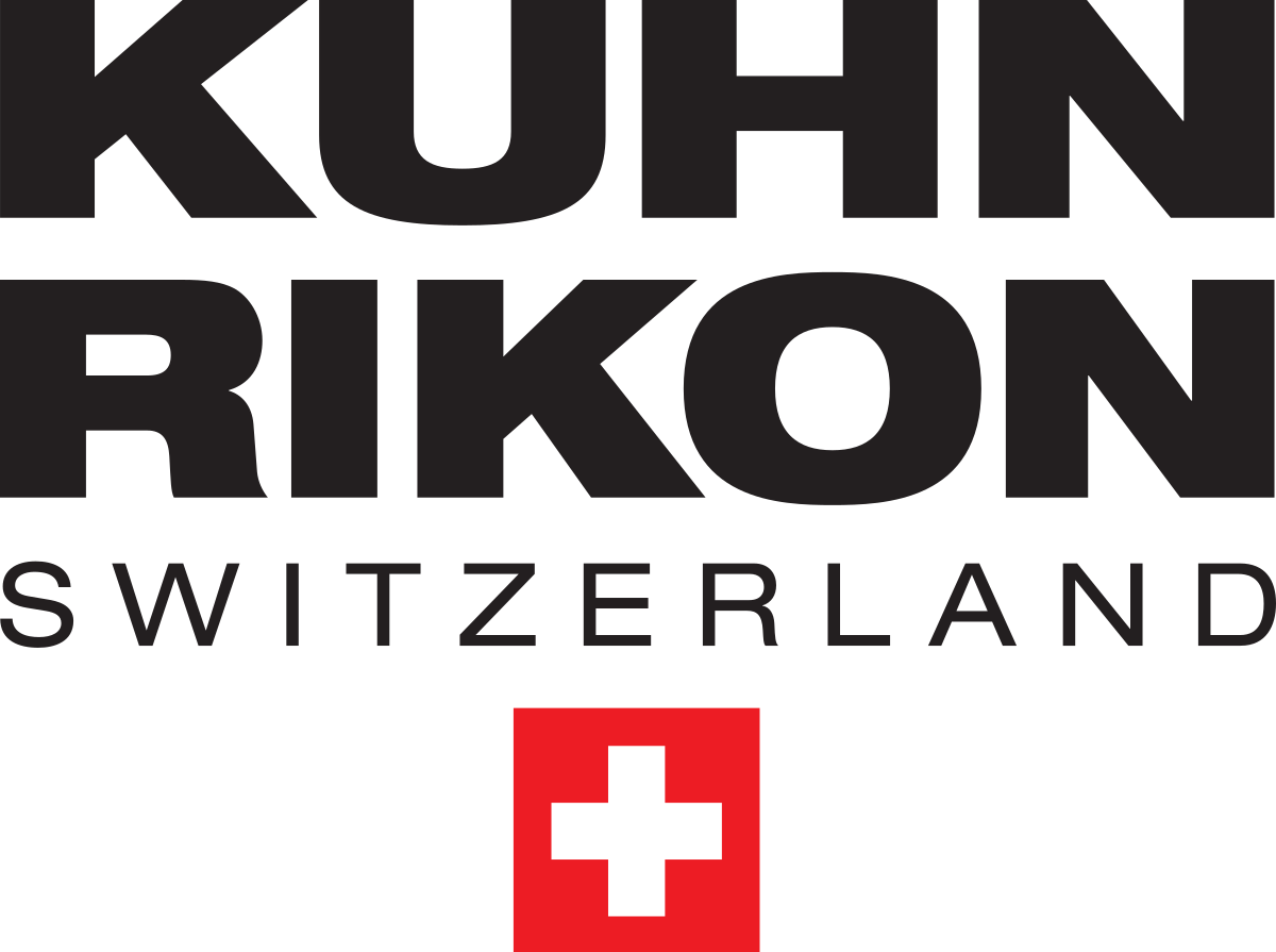 Das Logo von Kuhn Rikon Schweiz zeigt ein rotes Kreuz.