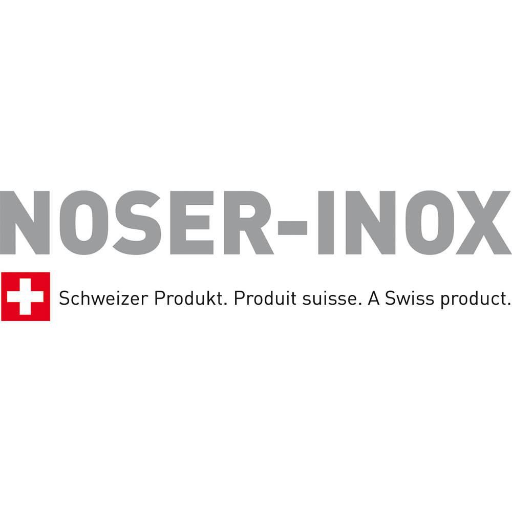 Das Logo für Noser Inox ist ein Schweizer Produkt.