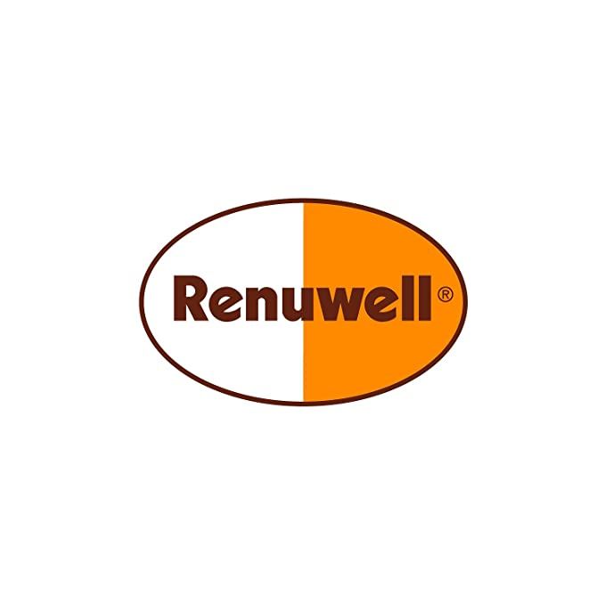 Ein Renuwell-Logo wird auf weißem Hintergrund angezeigt.