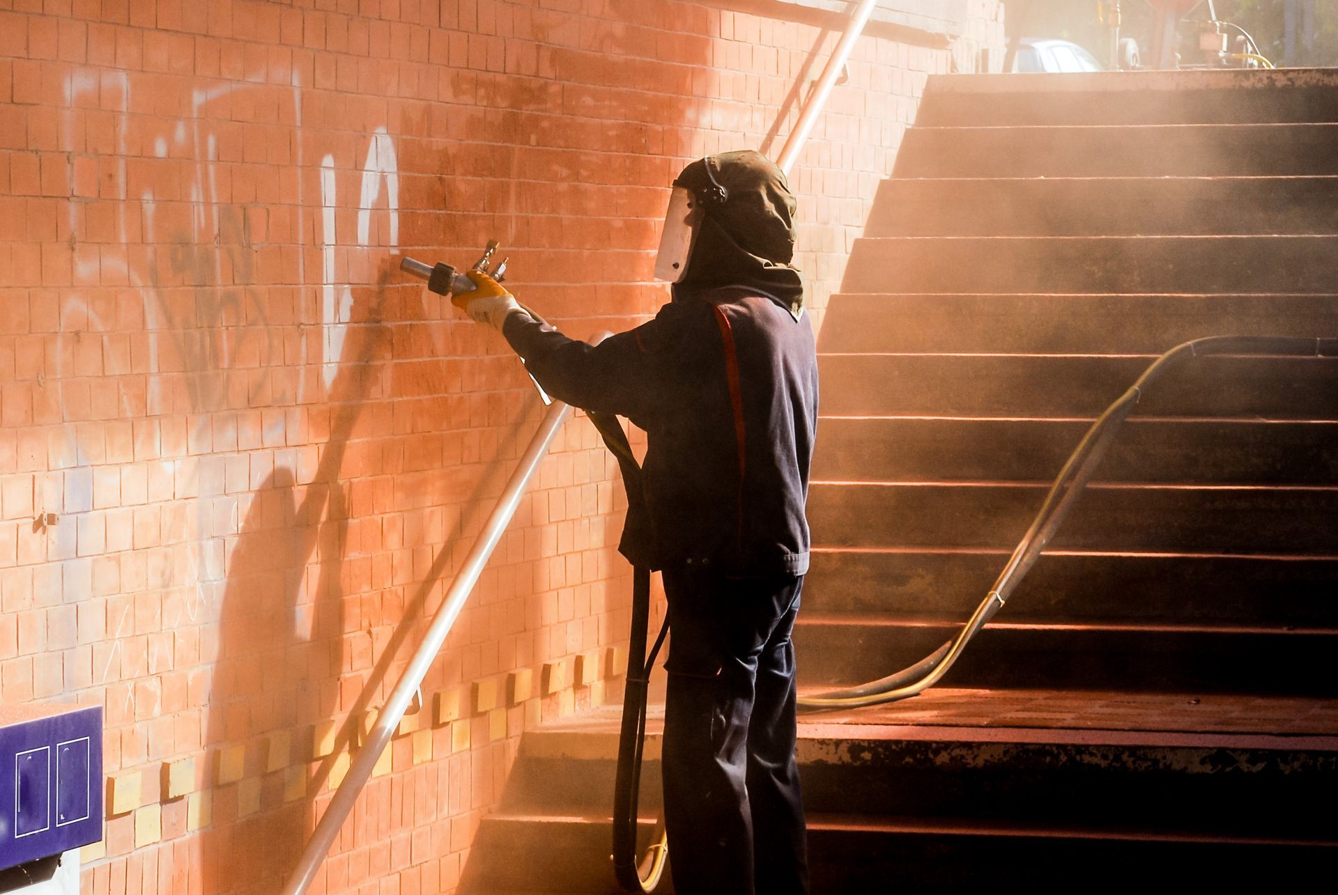 Façades, bardages et graffitis