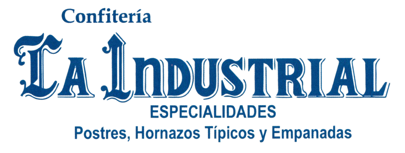 Una tarjeta de presentación para una panadería llamada La Industrial.