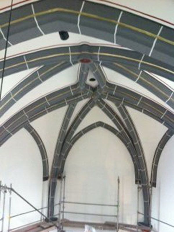 Kirchendecke Malerbetrieb A. Verhülsdonk Kevelaer