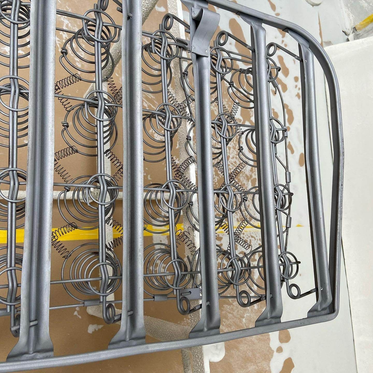 Spritzen Sandstrahlen von Metal