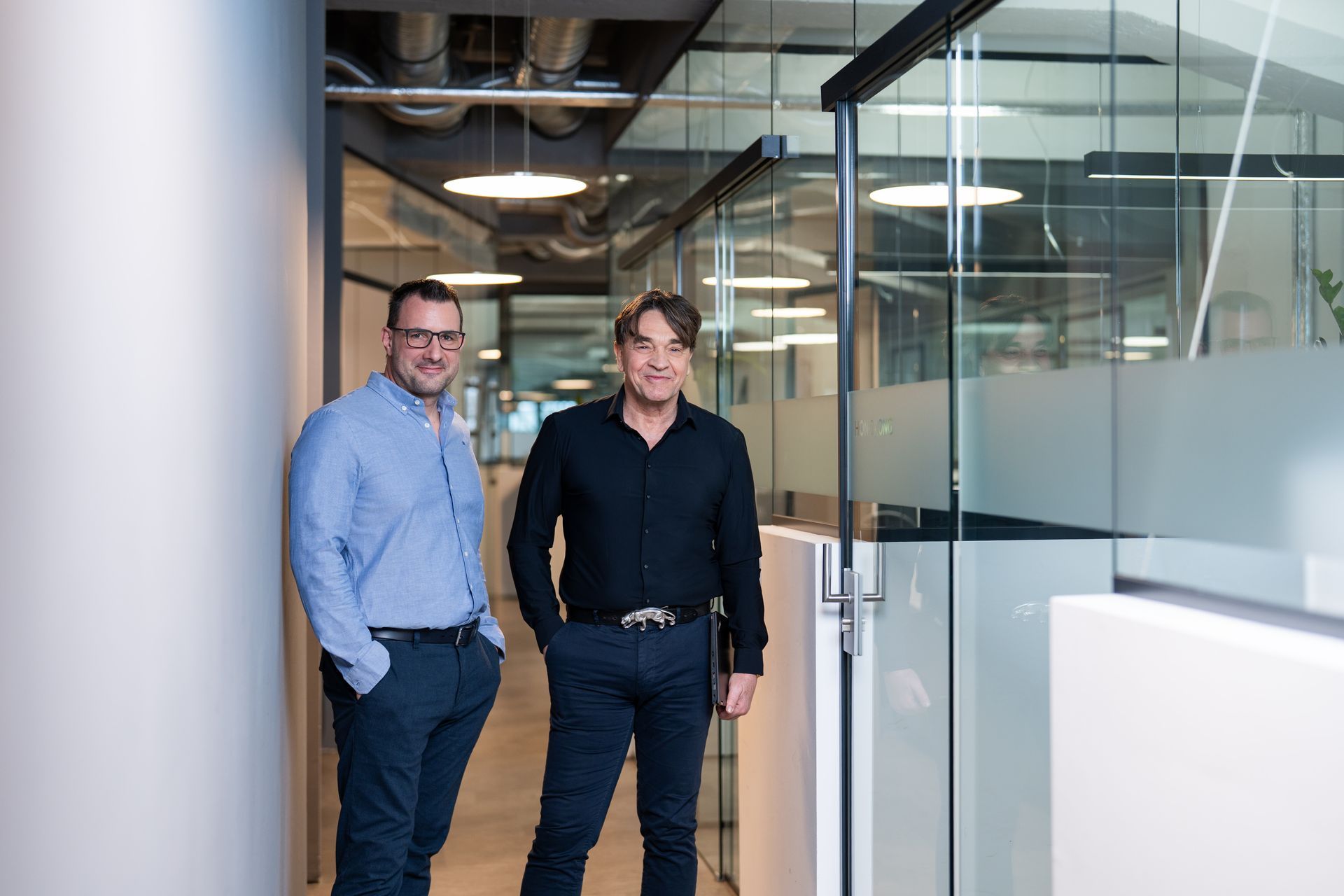 Portraitaufnahme von Christian A. Biebl & Michael Osterhammer