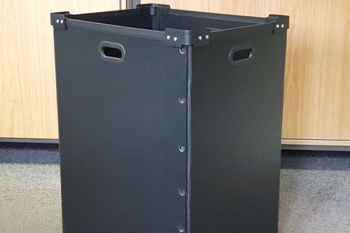 Box aus Hohlkammerplatten