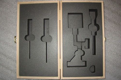 Holzkiste für Präzisionsmessteile