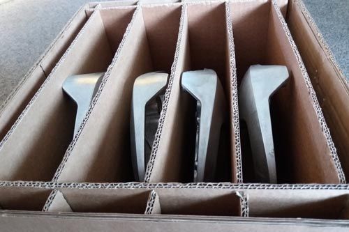 Pendelverpackung für Gussteile