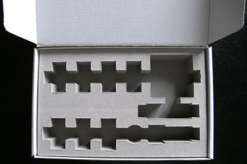 Präsentationsbox für Bauteile