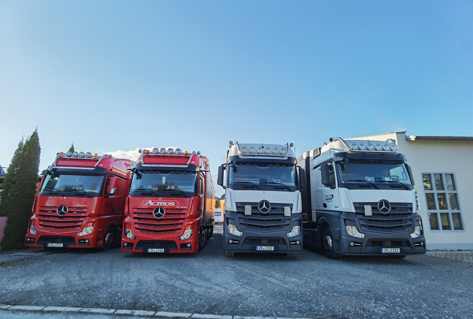 4 Transporte auf einer Straße