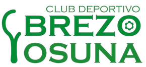 Logotipo verde del Club Deportivo Brezo Osuna. Presenta una planta y una flor estilizadas.