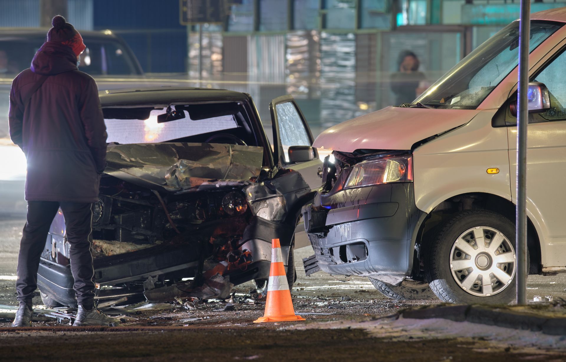 Un accident de voiture