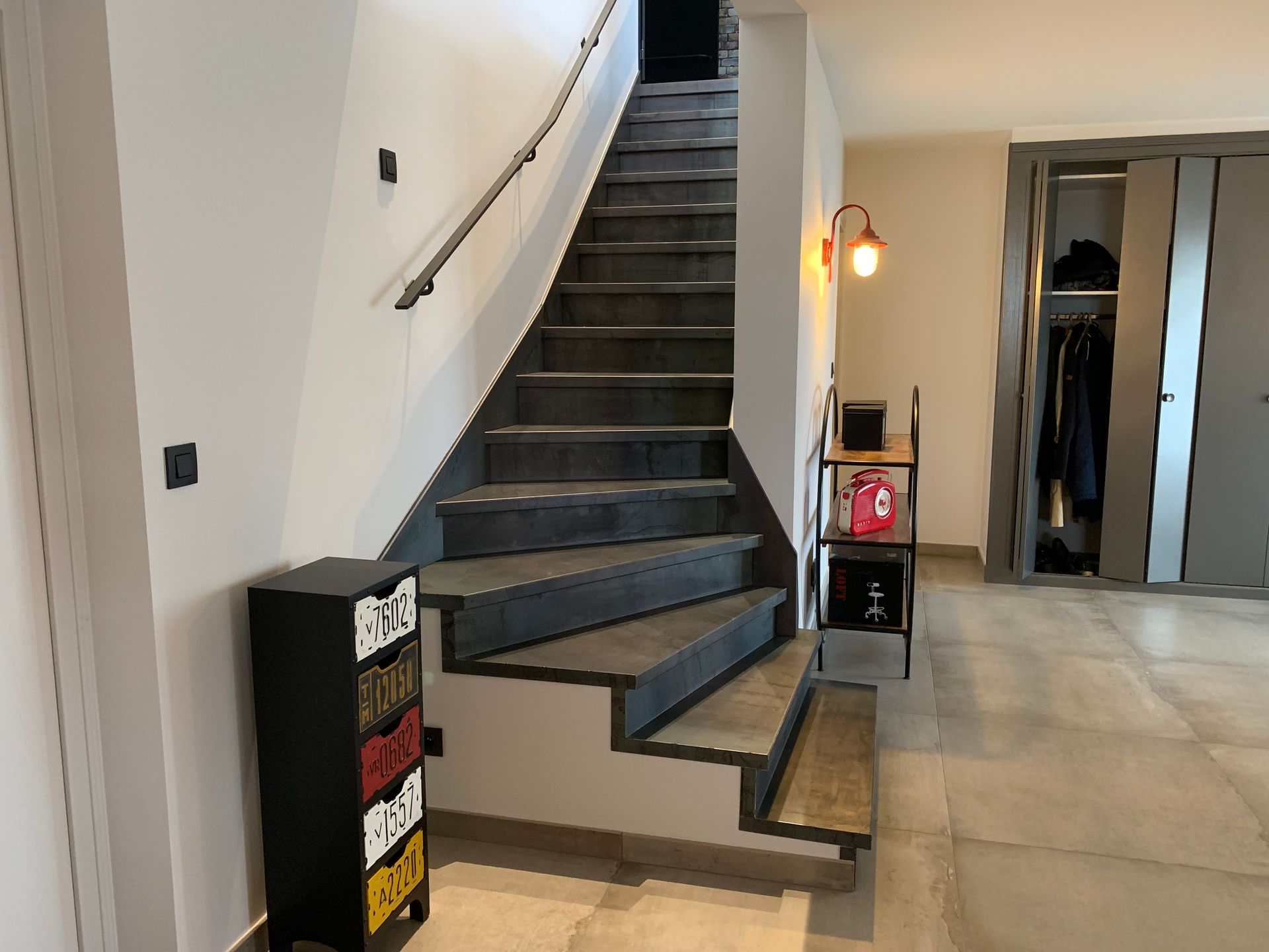 habillage escalier Val d'Oingt