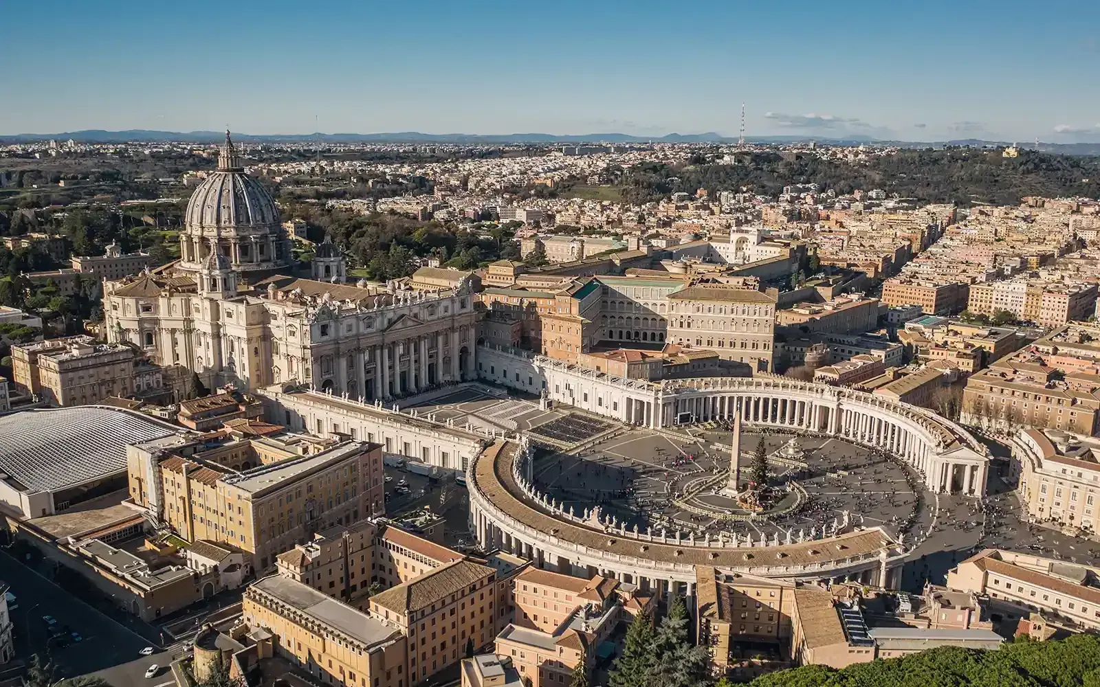 Vista di Roma e Vaticano