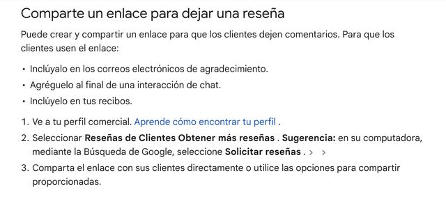 conseguir reseñas Google my business