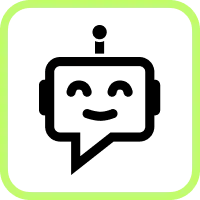 Icono chat bot IA
