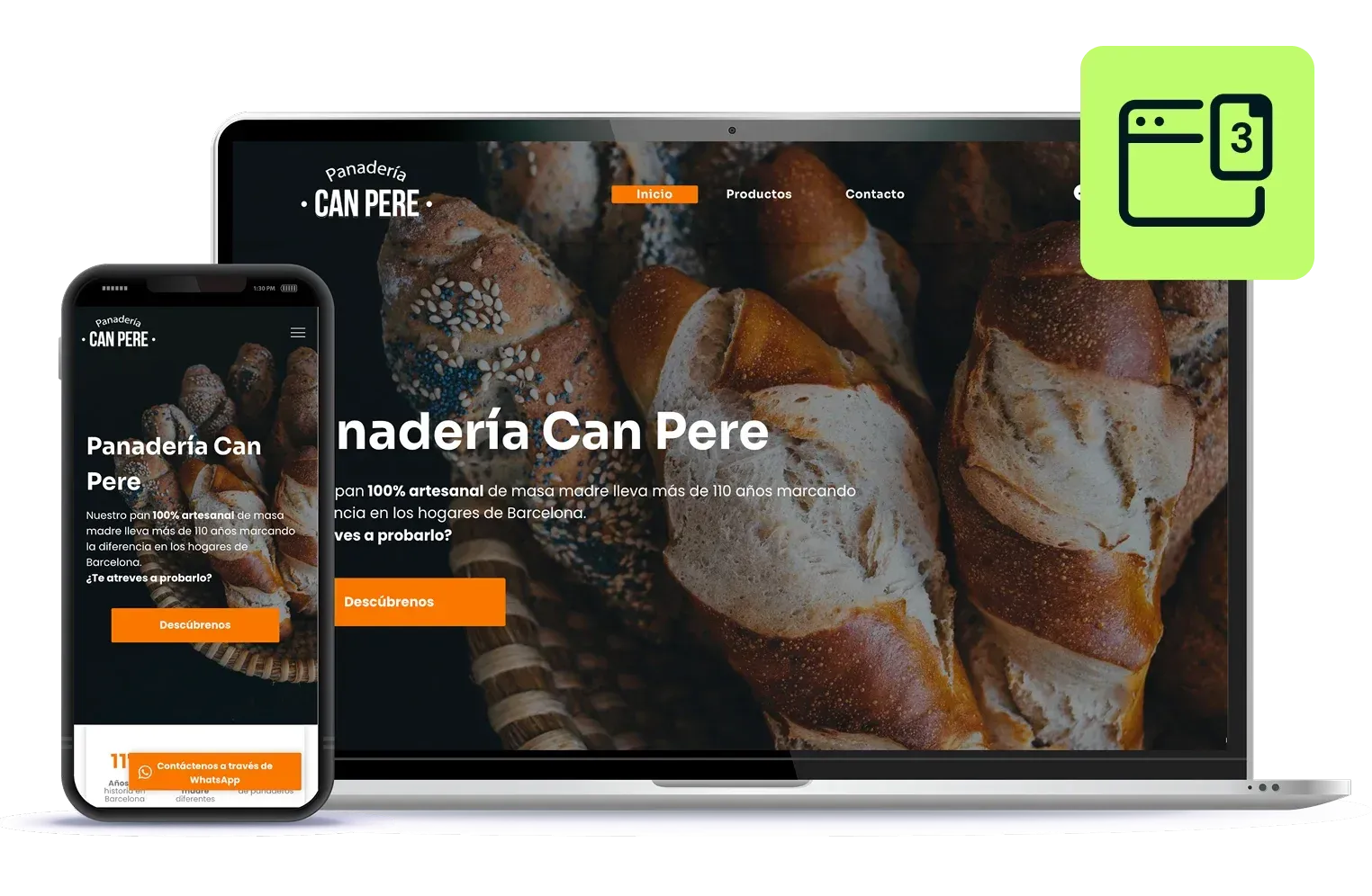 Una página web de