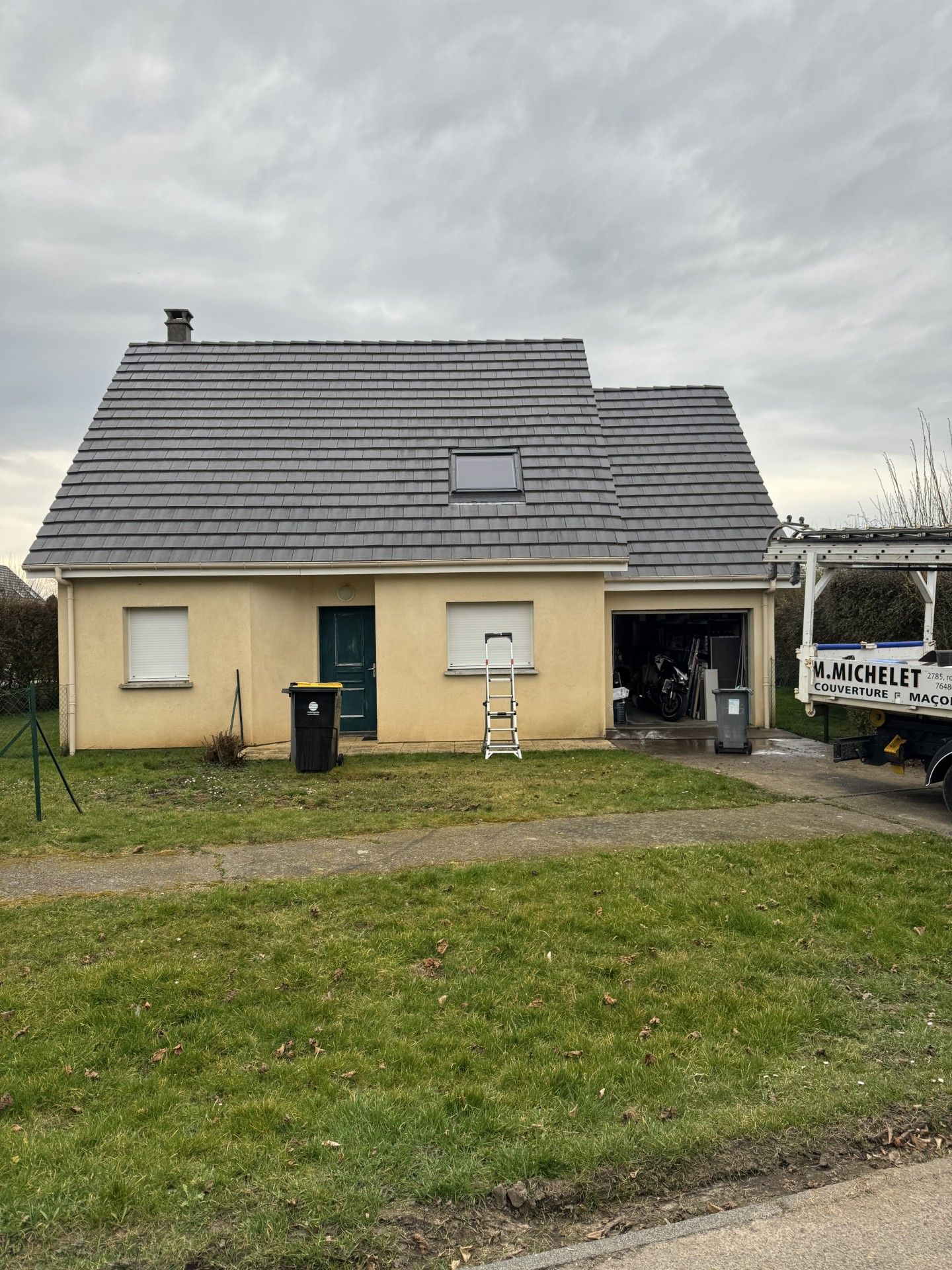 Maison après démoussage