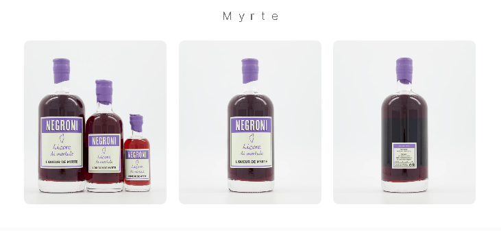 Liqueur myrte
