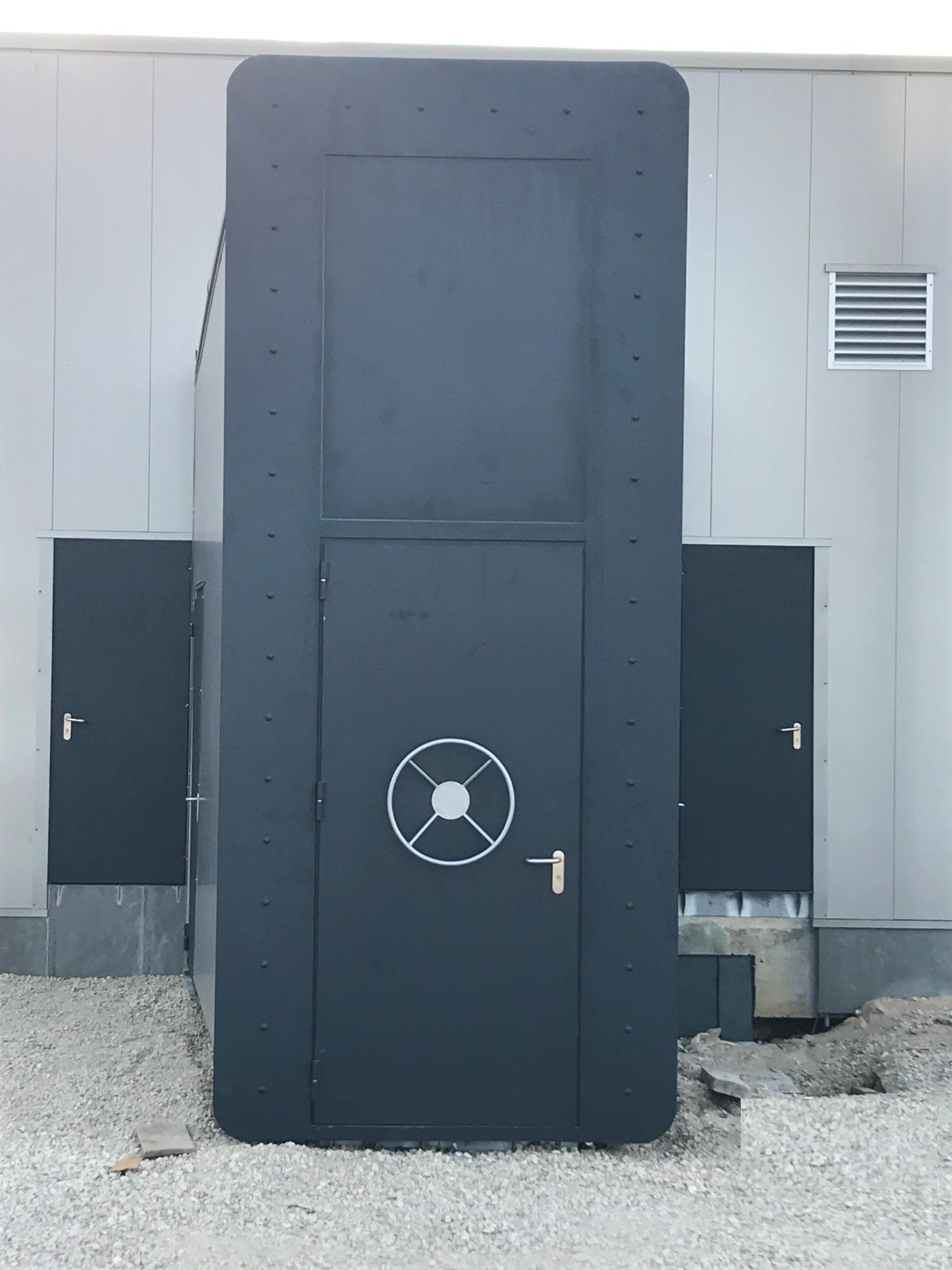 Porte d'accès SAS technique