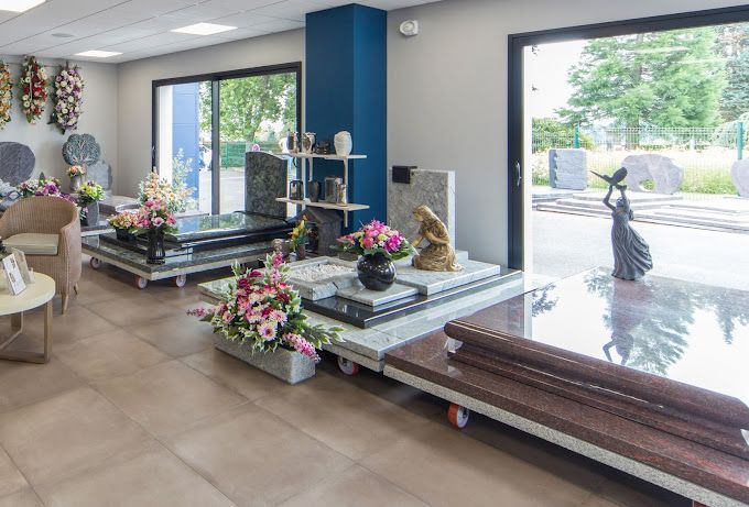 Showroom de monuments et d'articles funéraires