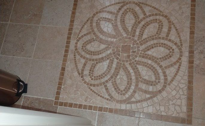 Une mosaïque de carrelage