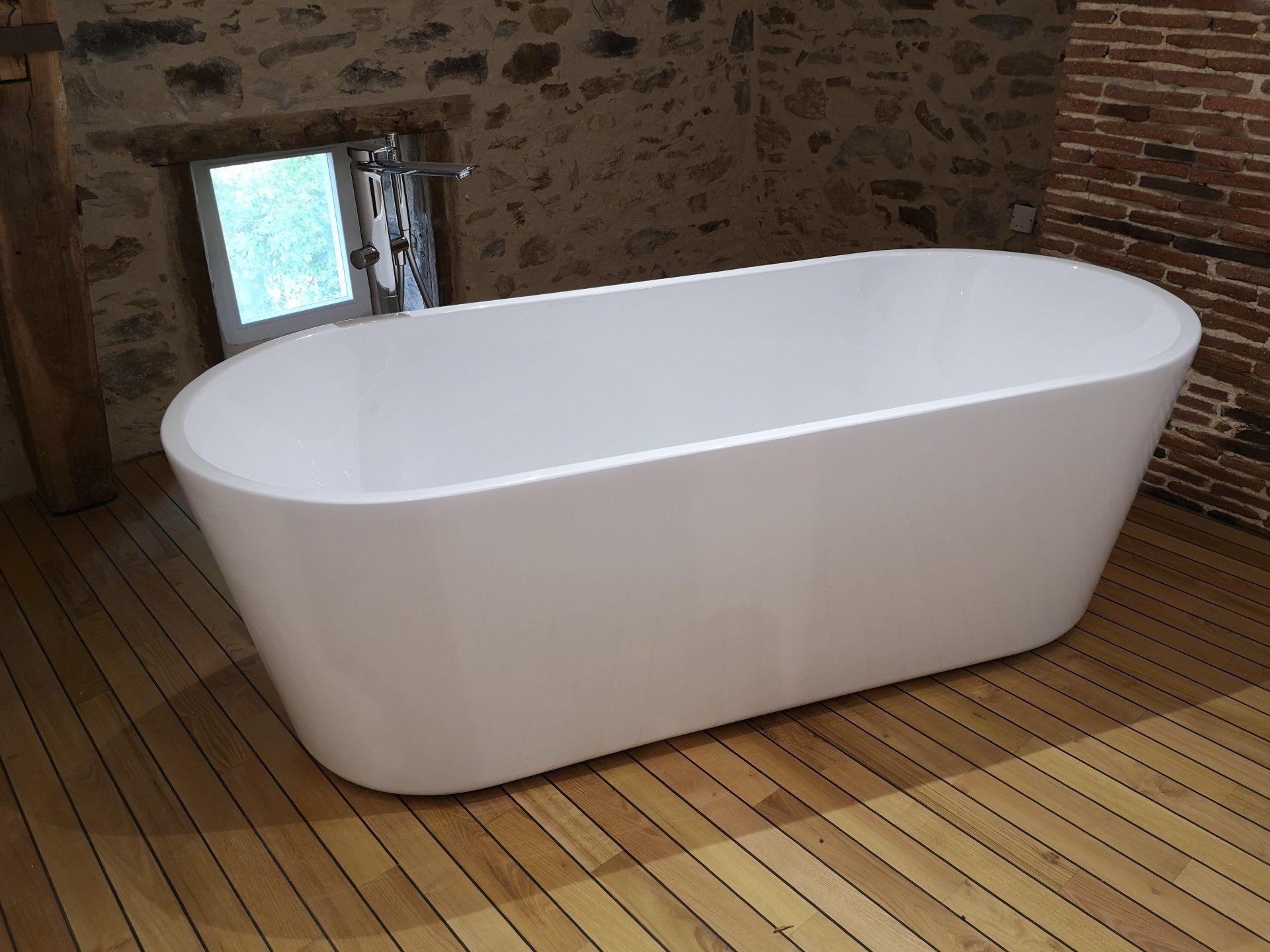 Parquet salle de bains