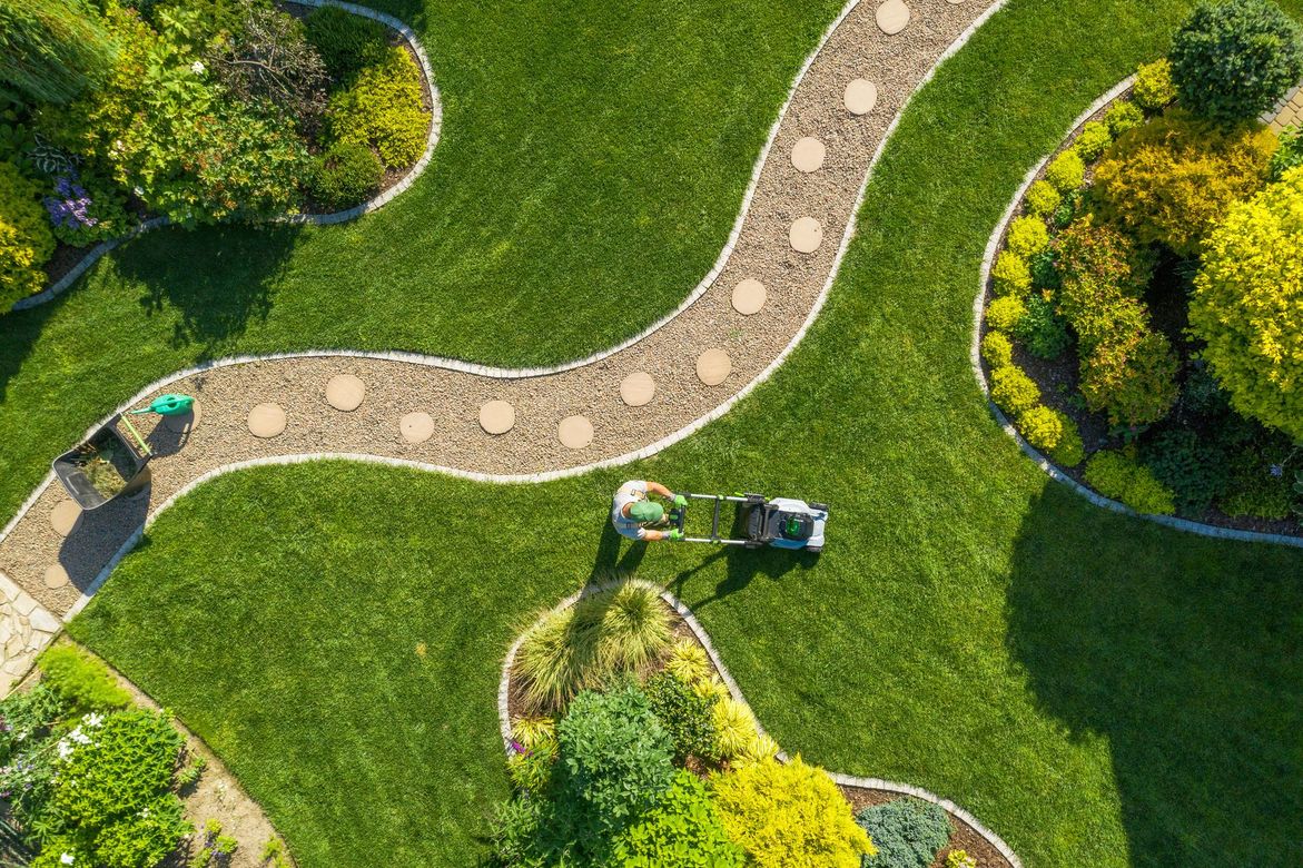 Jardin bien aménagé