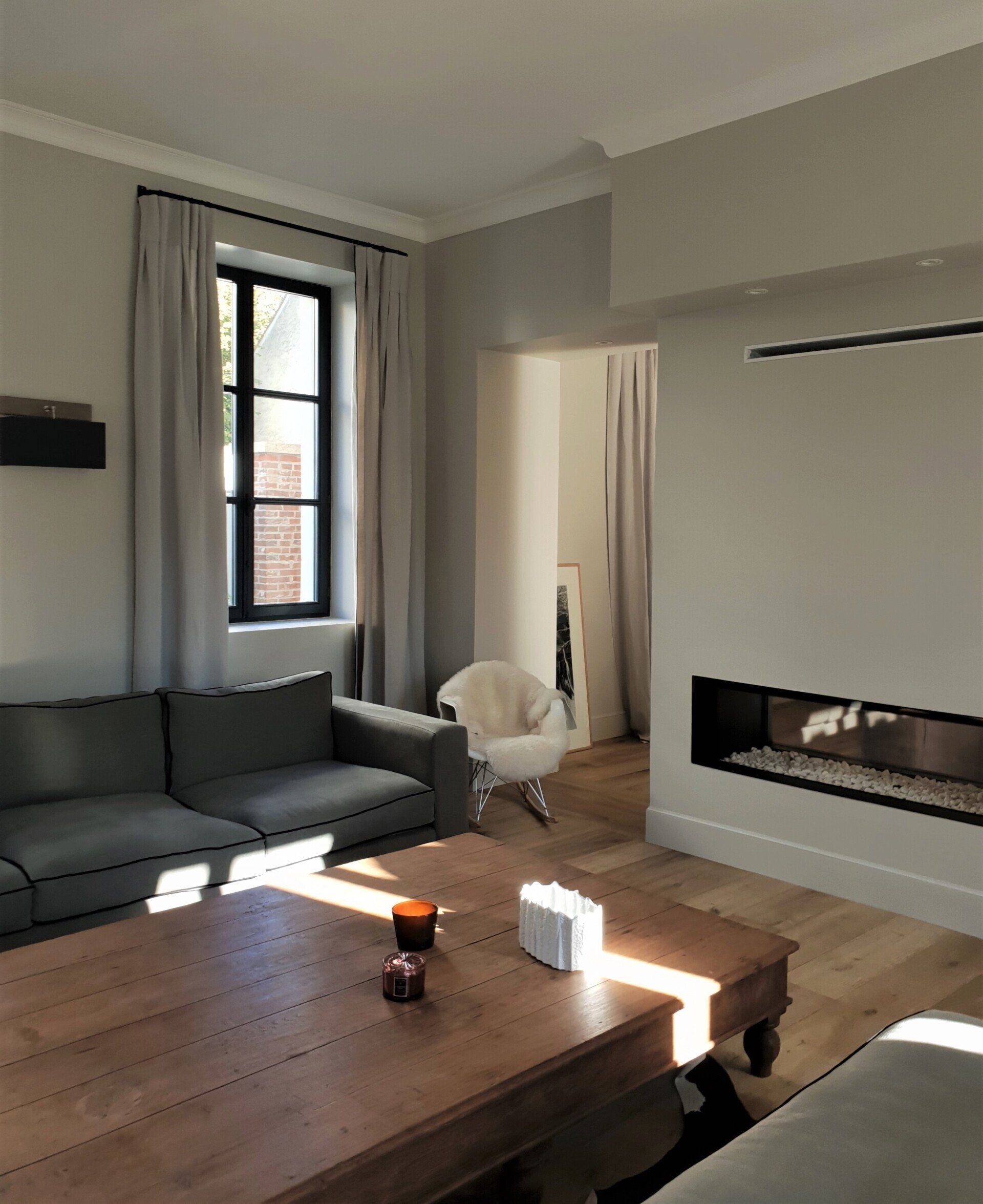 Rénovation salon après