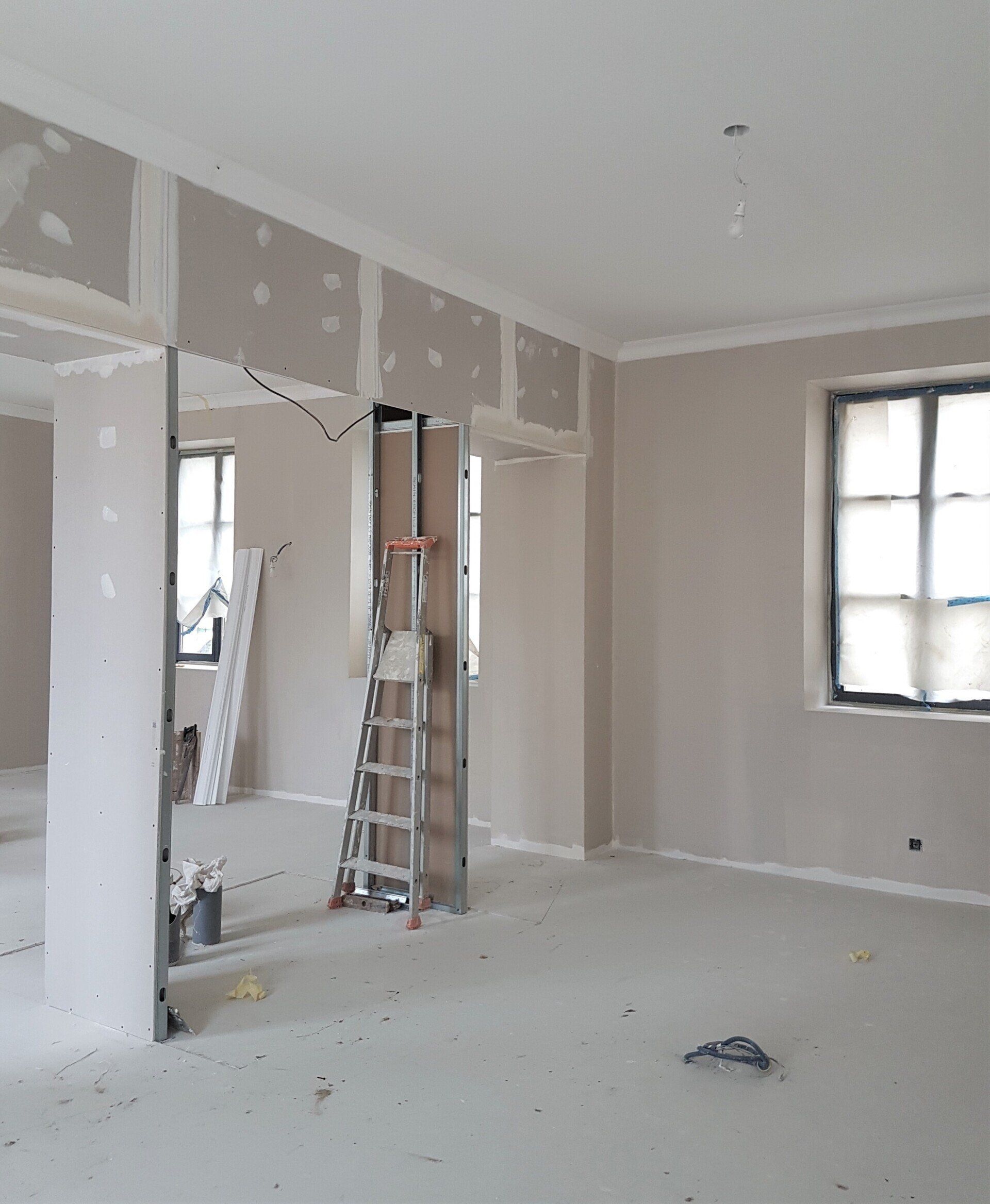 Rénovation salon avant