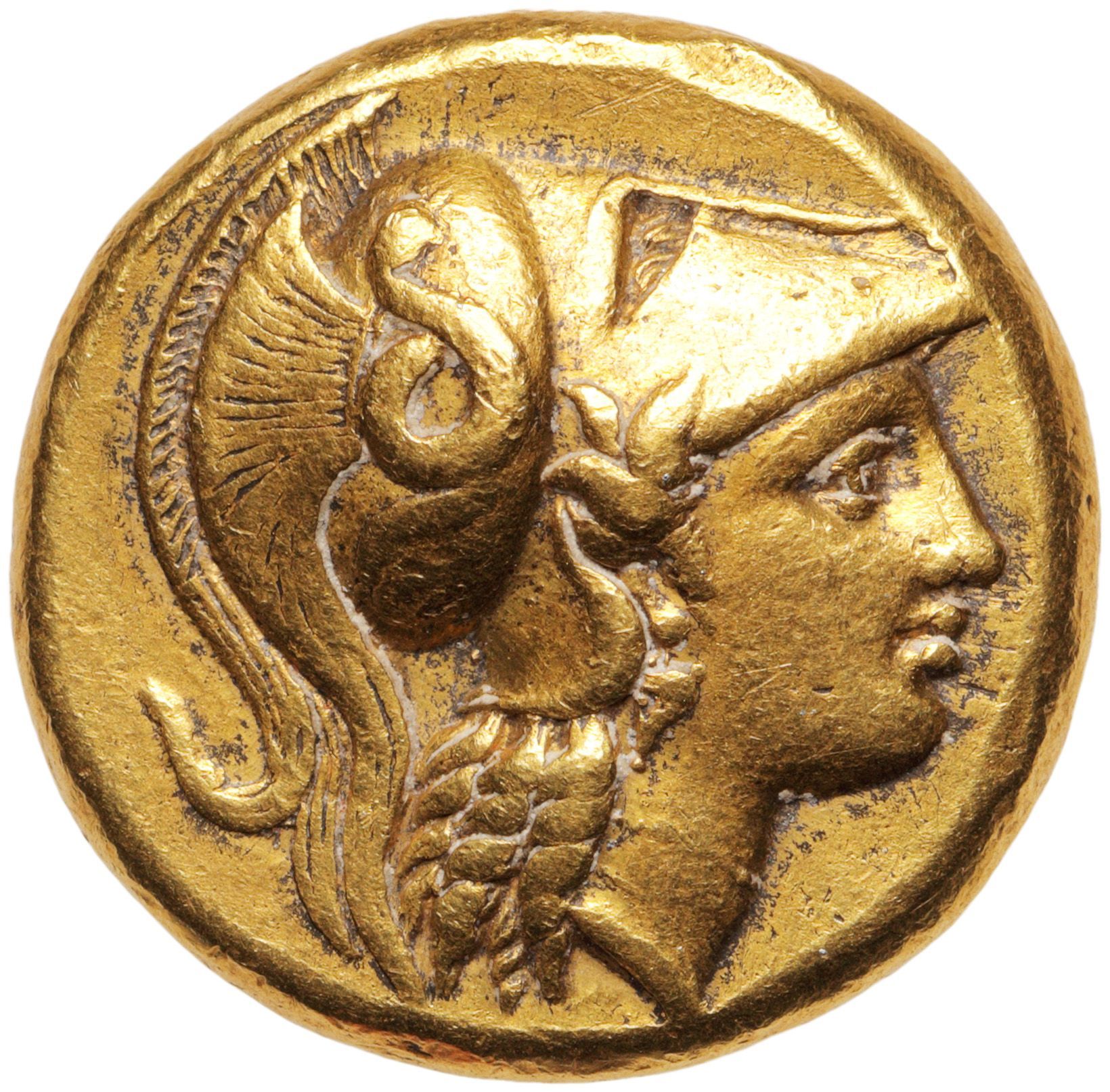 Avers d'un distatère en or