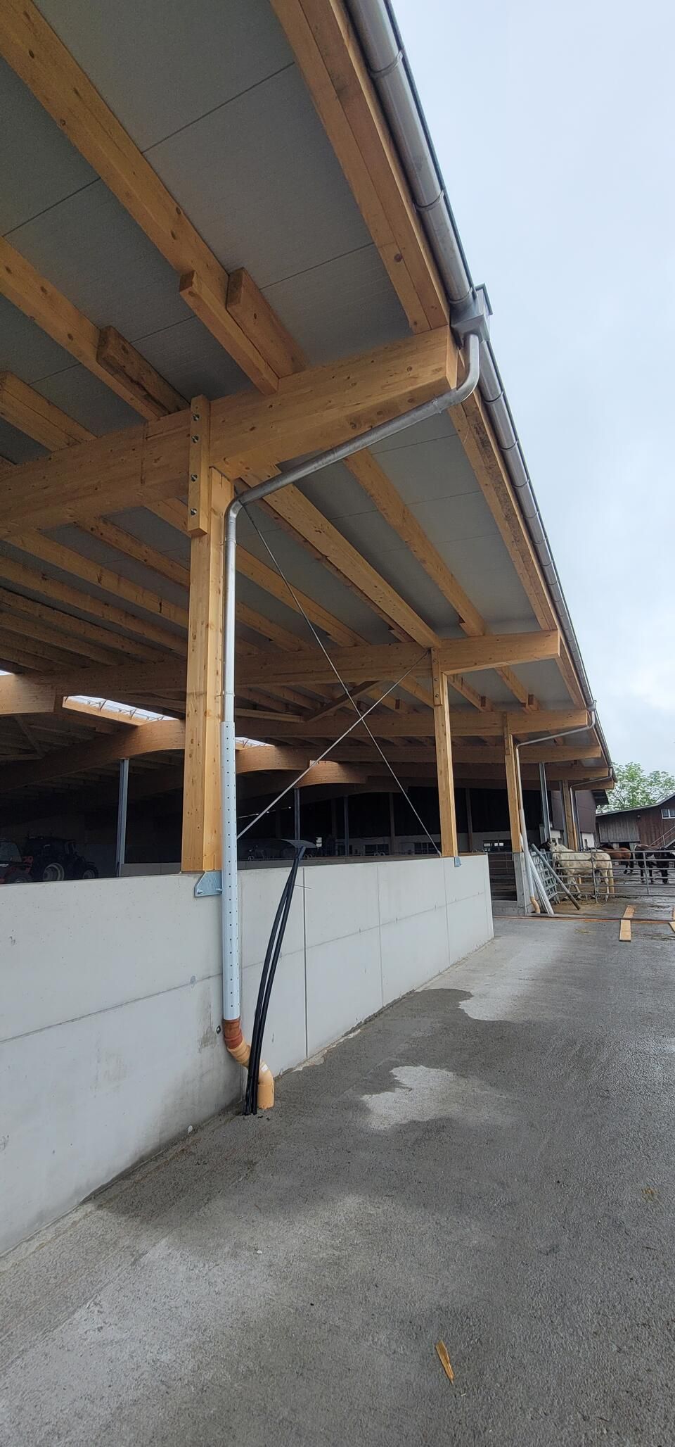 Das Innere eines im Bau befindlichen Gebäudes. Foto von der RRB GmbH