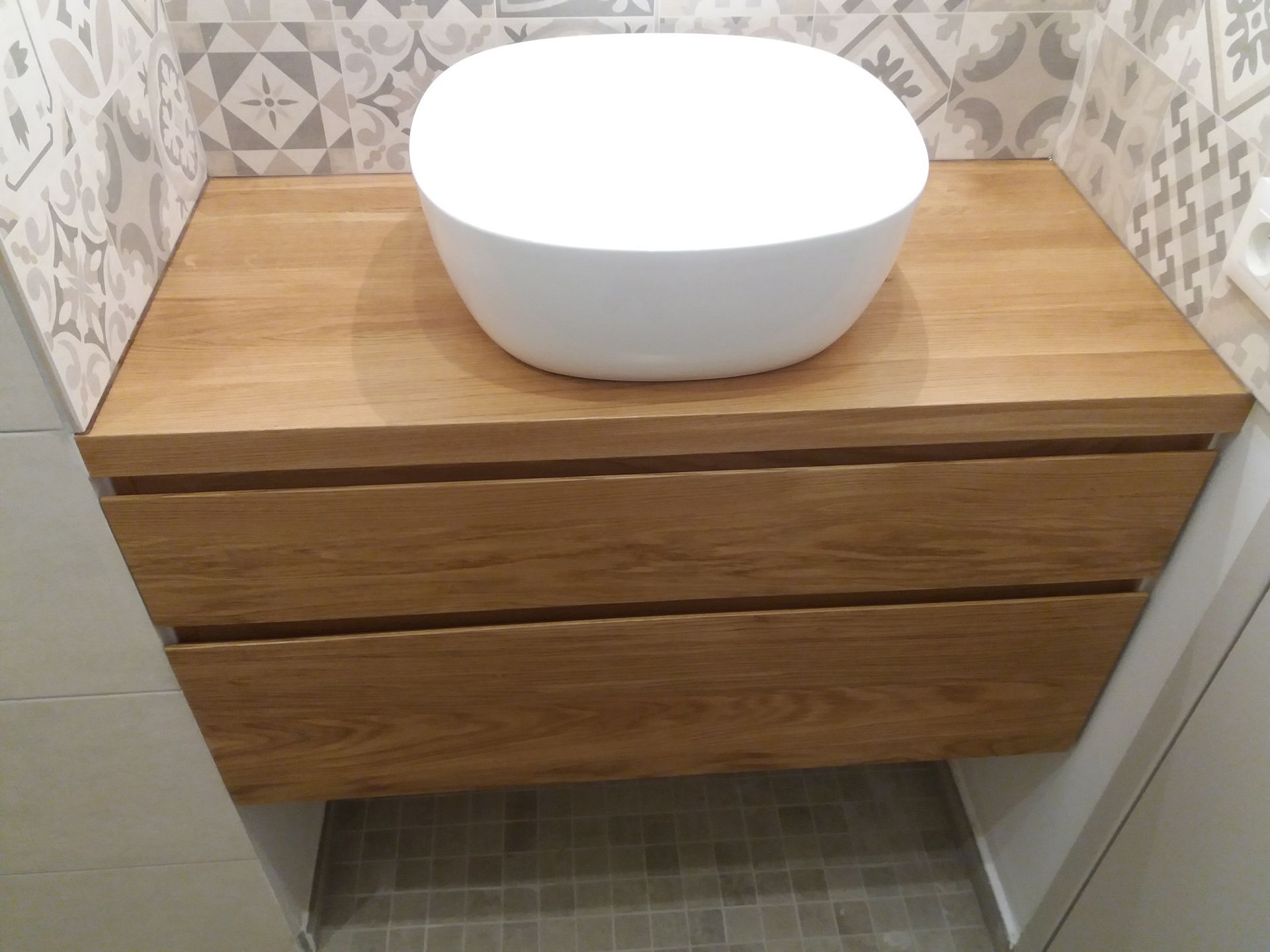 Meuble de salle de bain et vasque