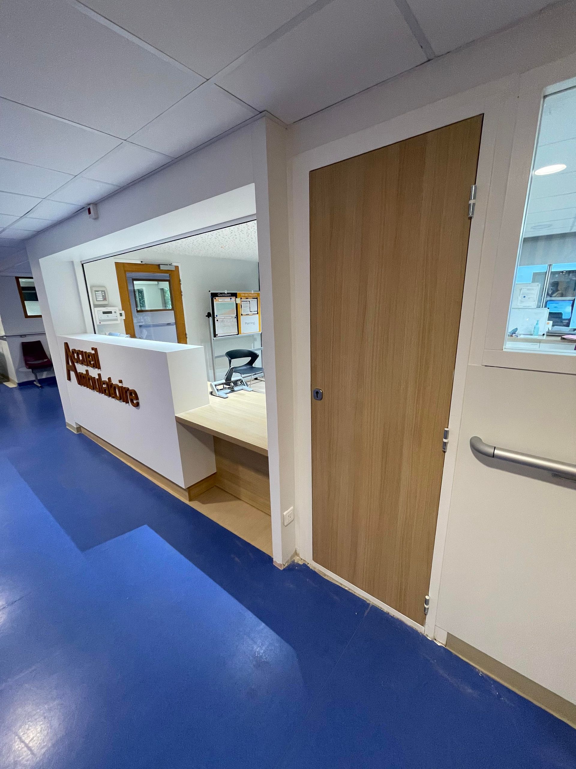 Création d'un espace d'accueil