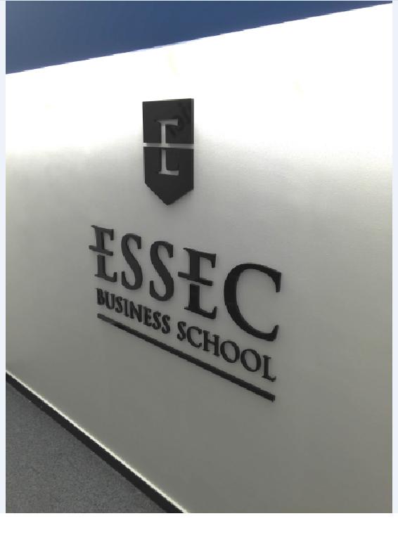 Lettres en relief pour enseignes en relief à Paris