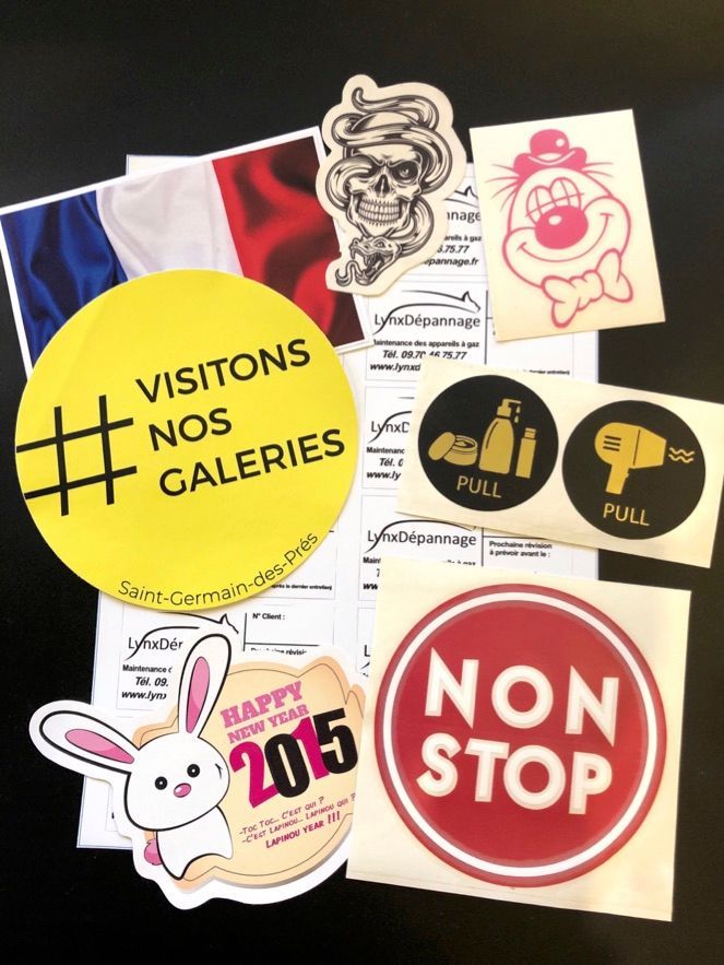 Autocollants personnalisés Stickers adhésifs 