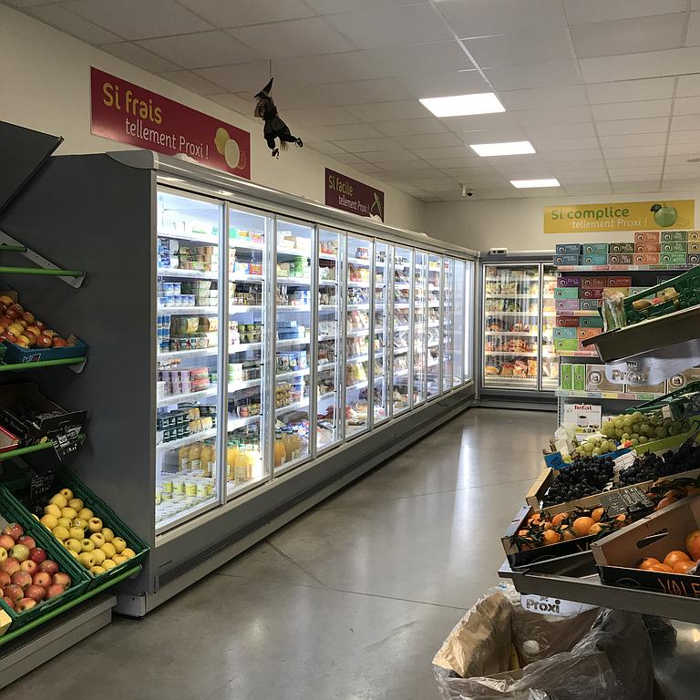 Vente de produits frais et surgelés