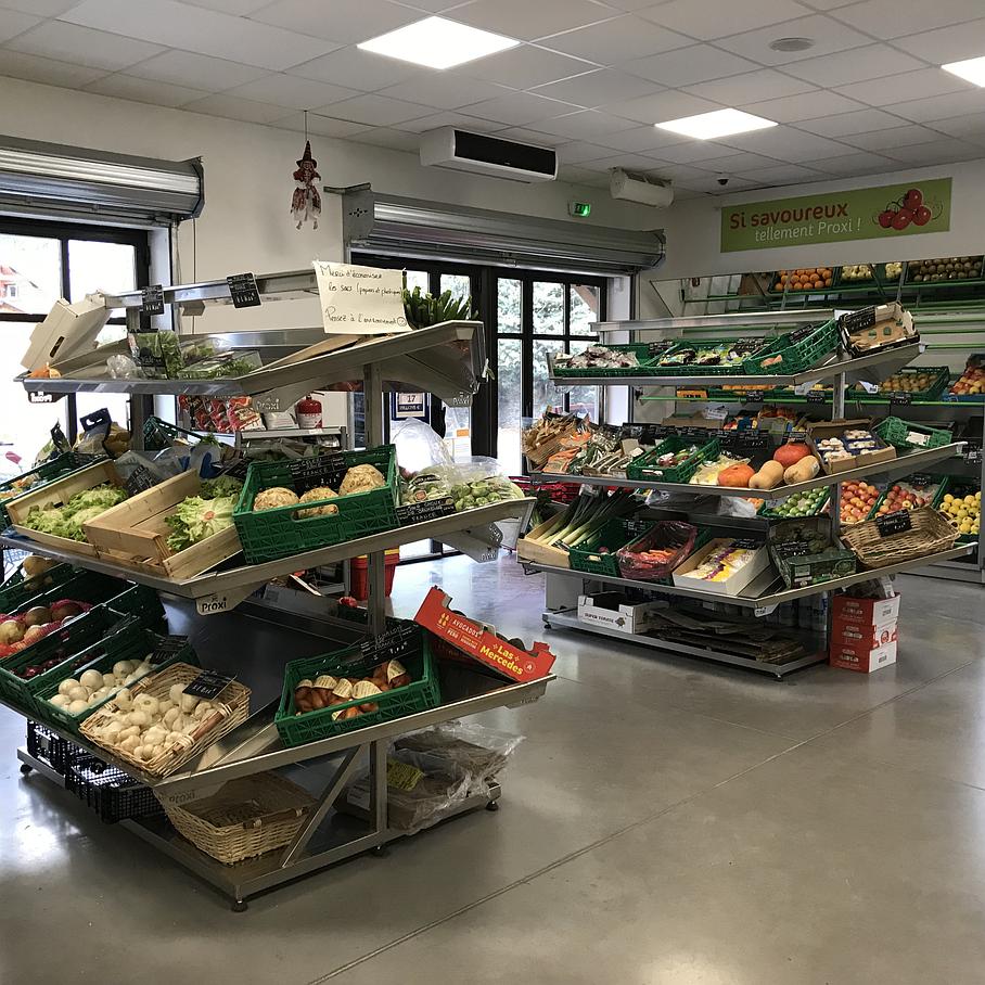 Rayon de fruits et légumes