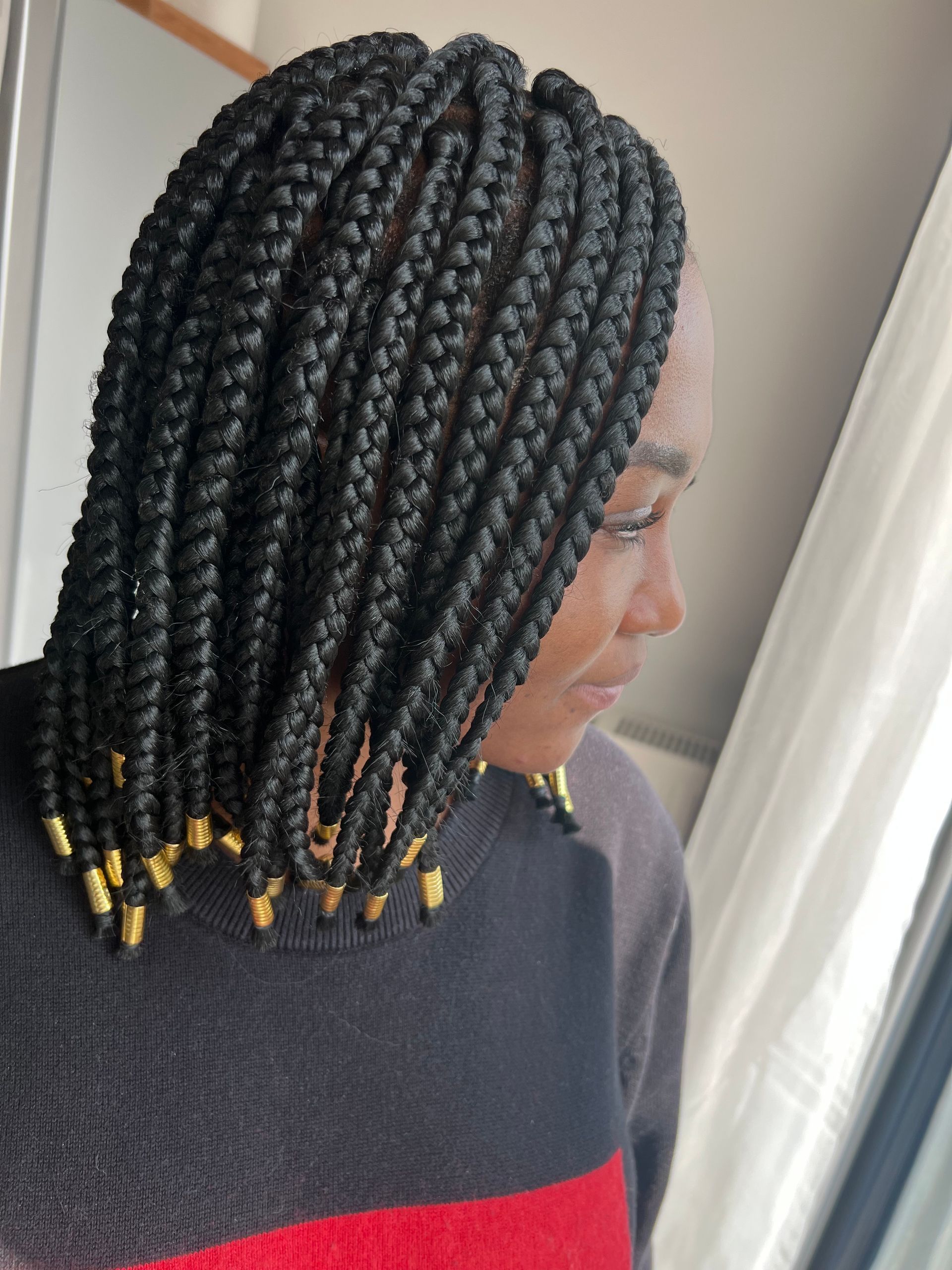 Tresses cheveux courts